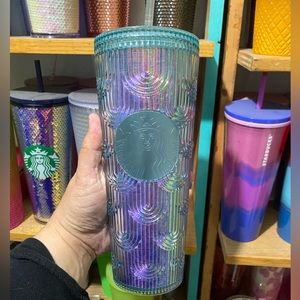 Rainbow Starbucks tumbler